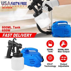 650W 800ML/Min HVLP Paint Sprayer Machine 3 Spraying Patterns with Moto Power Spray Gun for Oil Primer and Water Primer - Product Image 6