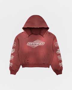 ชุดเซ็ตวินเทจผู้ชาย เสื้อฮู้ดดี้แบบสวมหัว กางเกงจ็อกเกอร์ลำลอง สไตล์สตรีทแวร์ ชุดกีฬาเข้าชุด 2 ชิ้น - Product Image 3