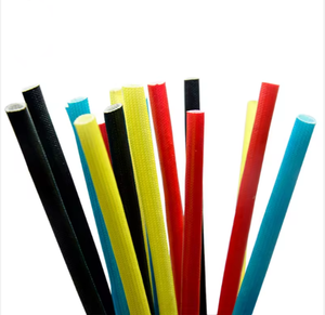 Manchon en fibre de verre enduit de silicone acrylique personnalisé 1,5 kV 2,5 kV 4 kV - Product Image 1