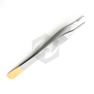 Pinzas Adson Quirúrgicas 7x7 con Dientes y Puntas de Carburo de Tungsteno – Instrumento Médico Dental y de Laboratorio de Agarre Seguro - Product Image 3