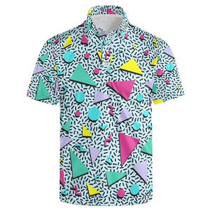 Camisas Hawaianas Casuales para Hombre, Popelina Estampada, Manga Corta, Ropa de Playa, Camisas de Verano - Product Image 3