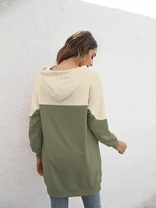 Women's Winter Custom Logo Embroidered Two-Piece Sportswear Set Flared Pants Hoodie Style Solid Pattern Casual - Product Image 4