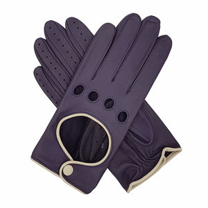 Gants de conduite unisexes vintage pour moto et voiture, en cuir de mouton et de daim, protection de la paume, respirants, antidérapants, complets - Product Image 5