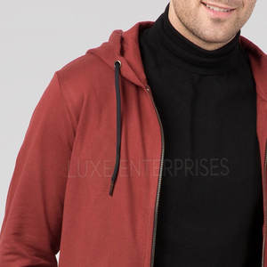Sudadera con capucha profesional nueva para hombre, informal, de invierno, con cremallera, 100% algodón polar, ecológica, transpirable, personalizada, al por mayor, de alta calidad - Product Image 6