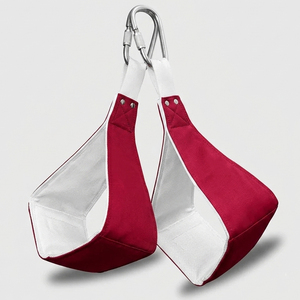 Par de correas de acero de alta resistencia con anillo en D para barra de dominadas, para fitness, para ejercicios abdominales rápidos y colgantes - Product Image 2