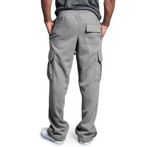 Pantalones Deportivos Casuales de Lona Transpirable para Hombre, Diseño Personalizado, Corte Regular, Estilo Flare, para Invierno - Product Image 3