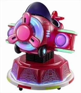 Manège pour enfants tendance : Avion DX en métal avec musique, mouvements ascendants et abaissements, et fonction de retour automatique - Product Image 2
