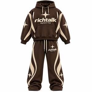 Ensemble décontracté à capuche unisexe pour homme, coupe régulière, avec pantalon à cordon de serrage, idéal pour l'hiver et le sport – Meilleure vente, qualité supérieure - Product Image 1