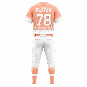 Uniforme de Béisbol Personalizado, Transpirable, de Malla, de Secado Rápido, Ropa Deportiva para Equipos, Sublimación, Fabricación OEM/ODM - Product Image 3