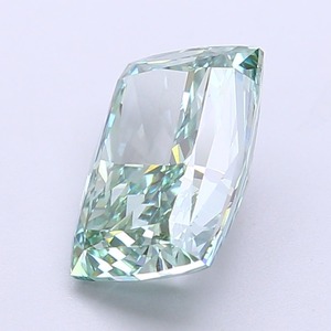 Diamante CVD de 3.04 quilates, corte cojín, verde intenso, claridad VVS2, corte excelente, gema creada en laboratorio para joyería fina. - Product Image 2