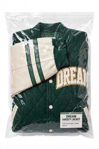 Blouson universitaire sportif ample pour homme, en PU coupe-vent, avec fermeture éclair, patchwork et col rabattable, personnalisable avec logo sur le devant - Vente en gros ODM Hiver - Product Image 6