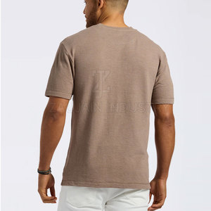 Chemise à manches longues décontractée en coton mélangé de qualité supérieure pour homme, tricot gaufré, matière respirante, tenue quotidienne confortable - Product Image 4
