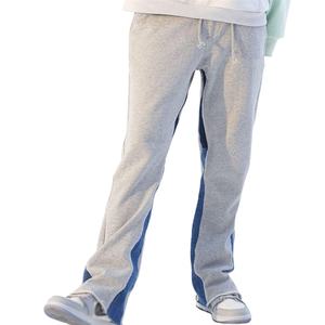 Pantalones Jogger para Hombre al por Mayor, Personalizados, Lisos, Oversize, Acampanados, Estilo Hip Hop Casual, de Nylon y Spandex, con Bloques de Color y Cordón Ajustable en la Cintura Media - Product Image 6
