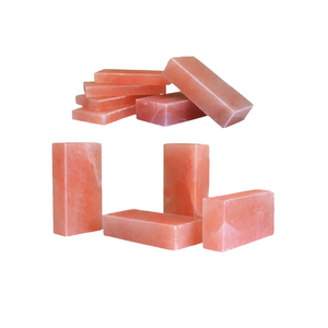 Carreaux de sel décoratifs de qualité supérieure pour centres de bien-être, carreaux muraux minéraux adaptés à l'intérieur, blocs de sel naturel de l'Himalaya - Product Image 2