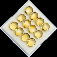 Citrine naturelle 11x9mm, taille ovale briolette, pierre précieuse naturelle non traitée, qualité supérieure, pierre naturelle en vrac