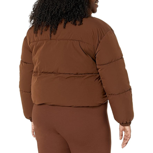 High Quality Custom Made Women's Puffer <b>Jacket</b> Breathable and Sustainable with Cotton Filling Top Hooded Women's Coat - Product Image 5
