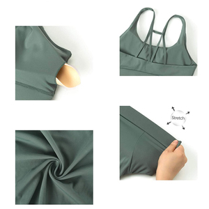 Sujetador Cómodo para Mujer, Sujetador Deportivo de Nailon y Elastano de Alta Calidad con Diseño Sólido y Logotipo Personalizado - Product Image 6