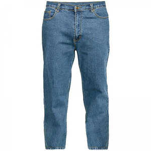 New Hot Sale <b>Men's</b> Cotton Formal Classic <b>Jeans</b> Vintage Straight Style Dark Colored <b>Work</b> Wear Wholesale <b>for</b> <b>Men</b> - Product Image 6