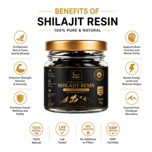 Résine de Shilajit Pure 15g, Shilajit de l'Himalaya Premium pour Hommes et Femmes, 82%+ d'Acide Fulvique, Complexe Minéral, Testé en Laboratoire par une Tierce Partie - Product Image 4
