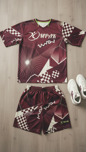 Ensemble maillot et short de volley-ball vert forêt personnalisé en gros, OEM, anti-humidité, uniforme d'équipe, vêtements de sport par sublimation - Product Image 5