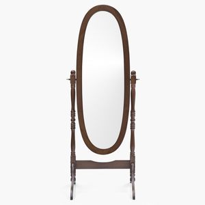 Round Wooden Beaded Wall <b>Mirror</b> Rustic Decorative <b>Hanging</b> <b>Mirror</b> Home Decor Handcrafted for Living Room Bedroom Entryway - Product Image 3