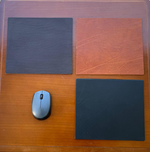 Wholesale Genuine Leather <b>Mouse</b> Pad Bulk Custom Desk Mat Full Grain Cowhide Leather Mousepad for Retailers LMP-0034 - Product Image 6