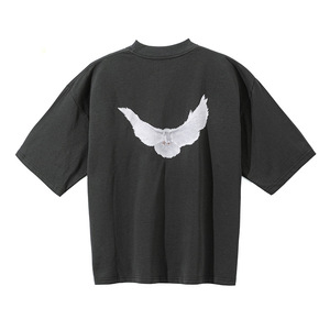 Blank Men's Long Sleeve Slim Fit 100% Cotton 200 Grams Plus Size Summer T-Shirt - Product Image 3