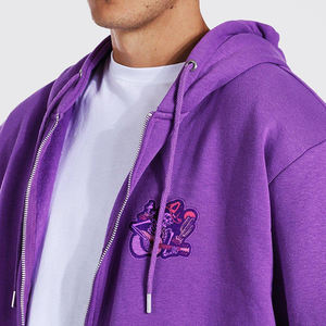 บริการออกแบบเสื้อผ้าแบรนด์ OEM เสื้อสเวตเชิ้ตผ้าฝ้าย 100% แบบคลุมหน้า มีฮู้ดสำหรับผู้ชาย เสื้อผ้าโลโก้สั่งทำ เสื้อฮู้ดซิปสำหรับเด็กผู้ชาย - Product Image 5