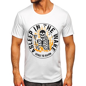 Camiseta de Manga Corta para Hombre, 100% Algodón, 320 Gramos, Corte Regular, Ecológica, Personalizable con Estampado, para Fabricantes de Ropa - Product Image 1