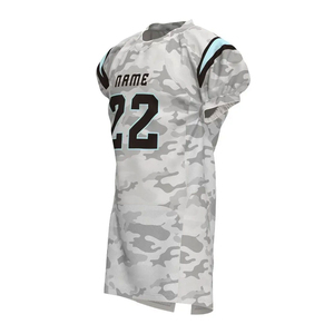 Uniforme de football américain sur mesure de haute qualité, respirant, best-seller, impression sublimée, anti-bactérien, coupe ajustée unisexe - Product Image 3