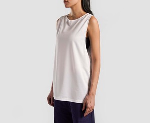 <b>Ladies</b> Activewear <b>Vest</b> Fitted Silhouette Women's Sports Tank Cotton Elastane Studio Fitness Custom Logo Supplier Factory Supply - Product Image 2