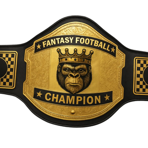 Football Champion Belt Unique Gorilla Design High Quality Personalized Sports Title Trophy FFL Fantasy League Award - Product Image 2