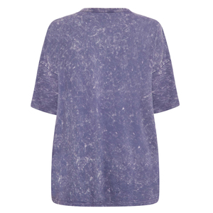 Camisetas Personalizadas con Logotipo, Corte Ajustado, Poliéster/Algodón, para Mujer, Estilo Vintage, Lavado Ácido, Casual, Manga Corta, para Verano - Product Image 5