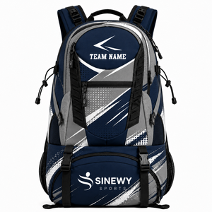Sac de lutte personnalisable noir et jaune, sac à dos de sport d'extérieur 30-40L en nylon 600D, fermeture éclair légère, impression logo/nom/équipe, unisexe - Product Image 6