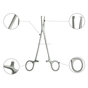 คีมหนีบหลอดเลือด WPS Mosquito Kocher Forceps สแตนเลสสตีล คีมหนีบหลอดเลือดแบบใช้ซ้ำได้ คีมหนีบหลอดเลือดแบบล็อค อุปกรณ์การแพทย์ คู่มือการใช้งาน CE - Product Image 2
