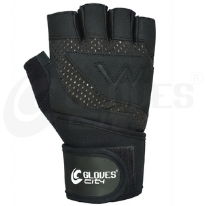 For Lightweight Cotton Half Finger <b>Weight</b> Lifting Gym Gloves Non-Slip Breathable Adjustable Wrist Support Unisex - Product Image 6