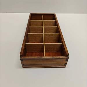 Caja de Madera de Pino de Lujo Hecha a Mano, Tallada, Clásica, Sin Acabado, para Regalo, Recuerdo, con Tapa Deslizante para Joyería - Product Image 3