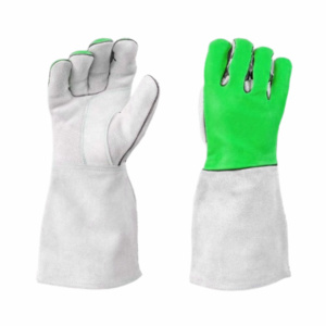 Guantes de Soldadura TIG de Cuero Reforzado con Logotipo Personalizable, Protección de Manos para Seguridad Industrial y Bomberos - Product Image 3