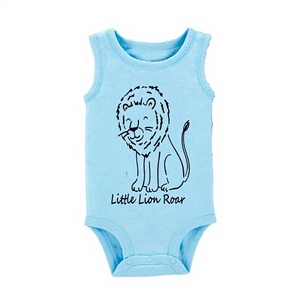 Pelele triangular de manga corta de algodón para bebé, ropa bonita de moda para niño, Pelele de bebé, proveedor indio tirupur, novedad - Product Image 1