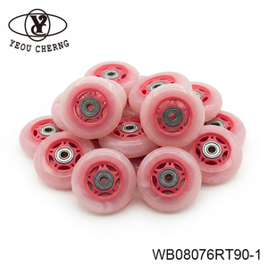 อุปกรณ์กีฬา ล้อ PU ขนาด 76x24 มม. พร้อมลูกปืนเซรามิกสำหรับกลไกการเคลื่อนที่ที่แม่นยำ - Product Image 5