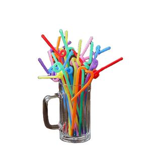 ยาวพิเศษ ยืดหยุ่น ทนทาน ปลอดสาร BPA ย่อยสลายได้ เป็นมิตรกับสิ่งแวดล้อม ป้องกันการรั่วซึม ใช้แล้วทิ้ง ผลิตจาก PET/PLA รีไซเคิลได้ บรรจุ 50 ชิ้น ทันสมัย - Product Image 1