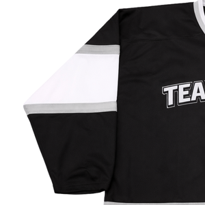 เสื้อฮอกกี้น้ำแข็งแบบสั่งทำ |   สไตล์วินเทจ - เพิ่มชื่อทีมของคุณ - ผ้าตาข่าย 220GSM ทนทาน - ชุดทีมระดับมืออาชีพ - Product Image 4
