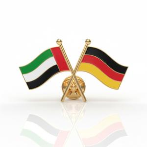 Pin de solapa de metal esmaltado personalizado con bandera de la amistad de los EAU, recuerdo nacional de país, OEM a granel - Product Image 5