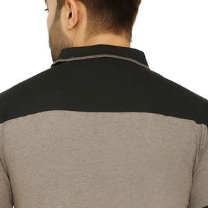Camiseta de Hombre de Manga Corta, Corte Regular, Tejido de Algodón y Spandex, Ajuste Cómodo, Bolsillo Frontal con Logotipo, Estilo Casual, OEM - Product Image 5