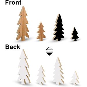 Set di 4 Ornamenti Natalizi da Tavolo, Decorazioni Natalizie per Interni, Palline e Decorazioni per Albero di Natale - Product Image 3