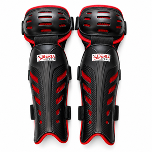 Protège-tibias de hockey sur glace IBERIA Premium |   Protège-tibias personnalisés, protection contre les impacts, absorption des chocs, design respirant - Product Image 5