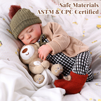 Poupée Bébé Reborn Garçon Réaliste Babeside Noah 20 Pouces, Tête en Vinyle, Corps en Tissu Doux, Vente en Gros Usine