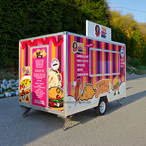 Remolque de Comida Móvil ACB Mini, Totalmente Equipado, Carrito de Comida Pequeño, Tienda Móvil de Café y Bebidas, Camión de Helados en Venta - Product Image 3