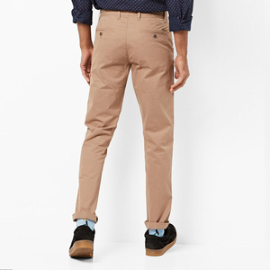 Pantalon Chino Droit Homme Haut de Gamme Durable Coupe Classique Extensible avec Logo Nouveau Look Taille Élastique Lavage Clair Article de Marque - Product Image 3