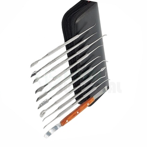 Lot de 10 Spatules Dentaires et Couteaux à Plâtre pour Modelage/Gravure – Kit d'Instruments en Acier Inoxydable Certifié CE – Vente en Gros - Product Image 3